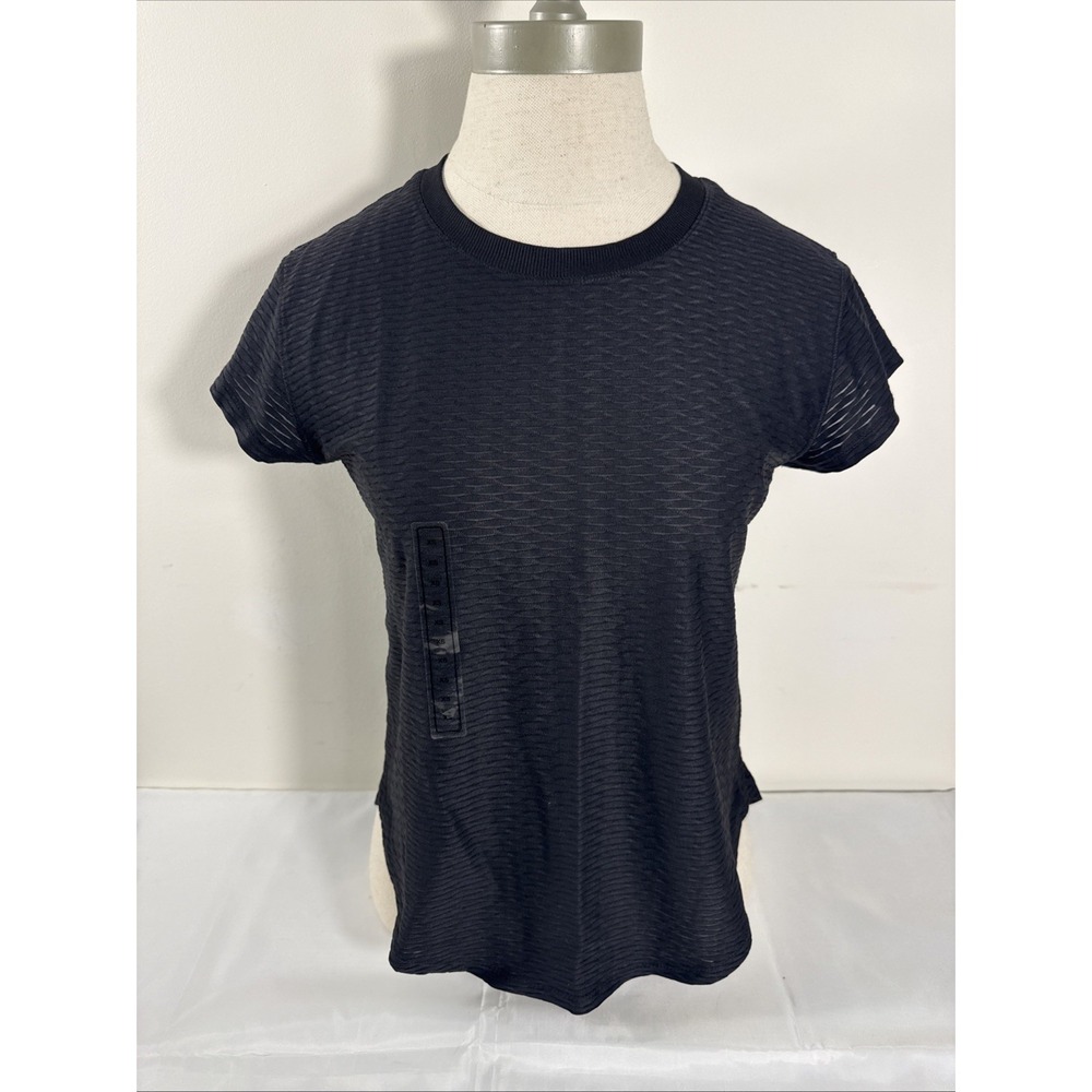 CALIA Renew Tee Women's Black Athletic‎ Fit Short Sleeve Workout Top Size XS NEW